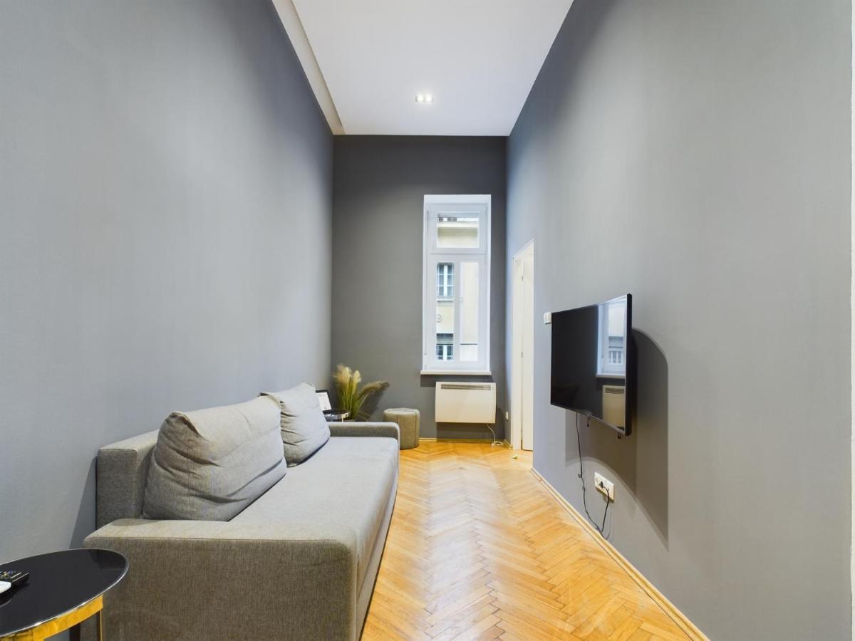Gray Stylish Central Apartment Budapest Exterior photo